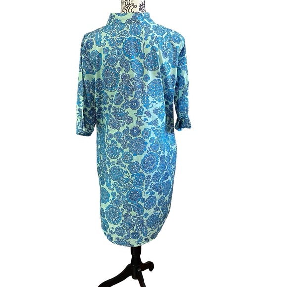 Laura Scott Cotton Button Down Nightgown Dress NWT Sz-Large - Picture 3 of 5